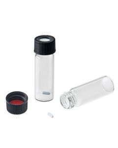 Chemglass Life Sciences 15mm X 45mm Clear Vial, 4ml, 13-425 Threaded Top