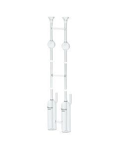 Chemglass This Airfree Double Mercury Manometer/Bubbler Is A Useful Accessory For Vacuum/Inert Systems. Can Be Used For Schlenk Manipulations, Transfer Of Approximate Quantities Of Gases, & For Measurement Of Intermediate Pressures.