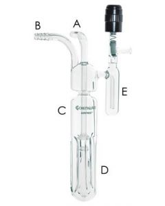 Chemglass Bubbler, Pressure Release, Lafler, Airfree. Design Of Bubbler Allows For Fine Control Of Purge Gas Within An Inert Gas System Such As A Manifold.