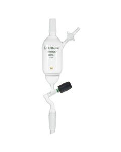 Chemglass 60ml Filter Funnel, 14/20 Joint Size, 30mm Od Medium Frit, Valve On Side Arm. Similar To Af-0542 But With The Top Having A Standard Taper Inner Joint Instead Of The Outer Joint.