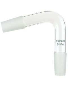 Chemglass Life Sciences Adapter, Distillation, 29/42 Inner Joints, Bent 75. With Standard Taper Inner Joints At A 75 Angle To One Another.