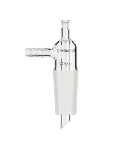 Chemglass Adapter, Outer Luer To 14/20 Inner. Adapter Has An Outer Luer Joint That Provides A Convenient Way To Connect Solid Phase Extraction (Spe) Cartridges, Tubes Or Syringes To A Standard Taper Inner Joint. Hose Connection Is 10mm Od At The