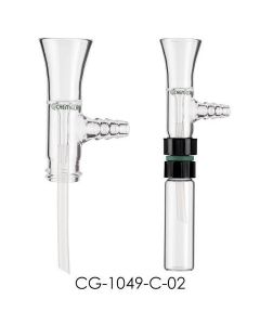 Chemglass Adapter, Tooled Pluro Stopper Flare To 20-400 Gpi Thread. Adapter With Tooled Flare Top Is Used For Reduced Pressure Filtration With Plain Stem Buchner Funnels. Flare Accepts A #2 Pluro Stopper. Adapter Not Supplied With Pluro Stopper.