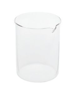 Chemglass Beaker, Quartz, 1000ml, 140mm Oah X 107mm Od. Low Form Beaker Made Of Quartz. Non-Graduated With Pouring Spout. Beaker Can Be Used At Temperatures To 1000