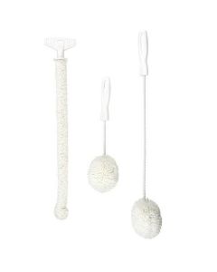 Chemglass Cleaning Brush, 7/8" Dia X 16" Long. Soft Sponge Foam Brush Cleans Glassware Without Absorbing Water. Foam Bristles Never Become Soggy Or Limp. Will Also Not Scratch Or Chip Fragile Glass Items.