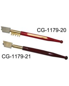 Chemglass Glass Cutter, Diamond Tipped, Plain. Nickel Plated Brass Cutter Has A Diamond Tip With A Red Wooden Handle.Cg-1179-20 Rack Has Four Slots That Will Accommodate Plates From 1/16