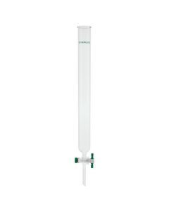 Chemglass Column, Chromatography, 1/2in Id X 10in E.L., 2mm Stpk. General Purpose Gravity Eluted Column Having A Ptfe Stopcock And Reinforced Beaded Top. Column Is Constructed Using Medium Wall Tubing. Glass Wool (Not Supplied) Is Used To Suppor