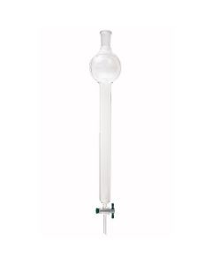 Chemglass Life Sciences Chemglass Column, Chromatography, 24/40 Outer Joint, 100ml Reservoir, 1/2in Id X 10in E.L., 2mm Stpk. General Purpose Column Having A Ptfe Stopcock, Reservoir Of Listed Capacity And A Top Standard Taper Outer Joint. Column Is Const