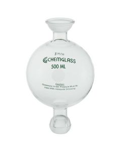 Chemglass 100ml Reservoir, Chromatography, 35/20 Lower Ball. Reservoir For Use Withcg-1199 Andcg-1200 Columns. Reservoir Has A Top 35/20 Socket Joint For Use Withcg-1201 Flow Control Adapter And The Listed Size Lower Ball Joint.