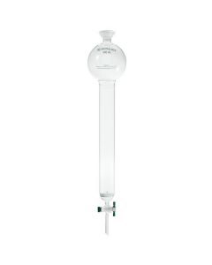 Chemglass Life Sciences Chemglass Column, Chromatography, 35/20 Socket Joint, 100ml Reservoir, 1/2in Id X 8in E.L., 2mm Stpk. Similar Tocg-1202 But W/ A Coarse Porosity Fritted Disc Sealed Into Lower End Of The Column For Packing Support. Column Construct