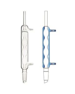 Chemglass Condenser, Allihn, 175mm, 14/20 Inner Joint, 110mm Jacket Length. Allihn Style Reflux Condenser With A Plain Tubulation At The Top And A Lower Inner Drip Tip Joint. Hose Connections Have An O.D. Of 10mm At The Middle Serration.
