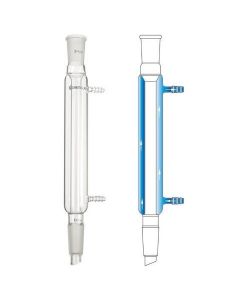 Chemglass Condenser, Reflux, 24/40 Joint, 210 X 64mm, Gl-14 Screw Caps, Removable Hose Connections. Compact High Efficiency Reflux Condenser Similar Tocg-1217 But With Detachable Hose Connections. Condensing Area Is The Same Ascg-1217.