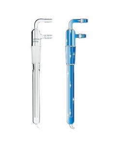 Chemglass Condenser, Cold Finger, 24/40 Inner Joint, 150mm Length Below Joint. Condenser Has An Inner Joint And A Sealed Lower Drip Tip For Drop Control. Hose Connections Have An O.D. Of 10mm At The Middle Serration.