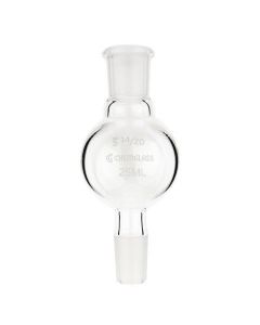 Chemglass Life Sciences Chemglass Distilling Bulb, 10ml, Kugelrohr, 14/20 Joint. Kugelrohr Bulbs Having 14/20 Standard Taper Joints On Both Ends To Connect To Other Bulbs Or Single Neck Round Bottom Flasks.Cg-1012-14 Adapter Permits Connection Of Kugelroh