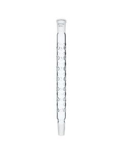 Chemglass Life Sciences Distilling Column, 14/20 Joint, 100mm, Vigreux. With Indentations That Run The Entire Length Of The Column For Improved Vapor-Liquid Contact. Column Has A Top Outer And Lower Inner Standard Taper Joint.