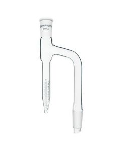 Chemglass Life Sciences Distilling Receiver, 5ml, Moisture Test, Bidwell-Sterling, 24/40 Joint Size, Approx. 275mm Height X 90mm Width.