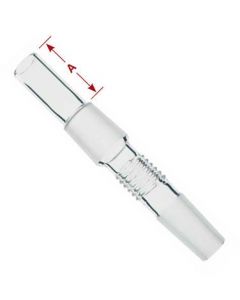Chemglass Life Sciences Chemglass Vapor Tube, Compatible With Buchi Rotary Evaporators, 24/40, 288mm Oal, Decaled "R111/140", Length A Is 160mm. Thread Is Made For Use W/ Standard Combi-Clip. Not Supplied With Combi-Clip. Buchi Part # 23737 Is Equal Tocg-