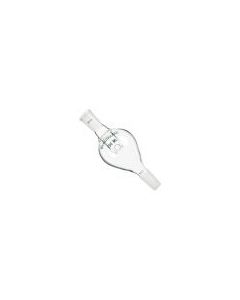 Chemglass Ptfe Microwave Vial Rotary Evap Adapter, 29/42. Allows Convenient Connection Of A Microwave Vial To A Rotary Evaporator Bump Trap Having A Standard Taper Joint Size. Lower Portion Incorporates A Threaded Black Acetal Compression Cap Th