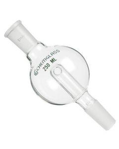 Chemglass Life Sciences Rotary Evaporator Bump Trap, 250 Ml Capacity, 24/40 Outer Joint Size, 14/20 Inner Joint Size