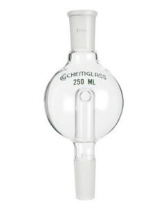 Chemglass Life Sciences Chemglass Bump Trap, 500ml, Rotary Evaporator, 24/40 Top Outer, 29/42 Lower Inner. Used Between The Vapor Tube And Evaporation Flask On A Rotary Evaporator To Prevent Contents Of The Flask From Being Drawn Into The Condenser In The