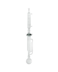 Chemglass Life Sciences Chemglass Gregar Extractor, Complete. Extractor Is Supplied W/ Extractor Body, Cold Finger Condenser, Extra Coarse Extraction Thimble, & Solvent Guide.Cg-1506-17, 24/40 250ml Round Bottom Flask And Auxiliary Condenser (Cg-1213 Orcg