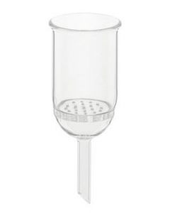 Chemglass Life Sciences Perforated Plate Buchner Filter Funnel, 600 Ml Capacity