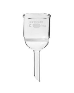 Chemglass Life Sciences 30ml Filter Funnel, Jacketed, Medium Frit