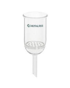 Chemglass Complete Filter Apparatus, Coarse Porosity. Useful For Direct Filtration Applications Of Small Volumes Under Vacuum. Consists Of A Buchner Funnel With 14/20 Top Outer And Lower Inner Joints, And A 50ml Erlenmeyer Flask With A 14/20 Out