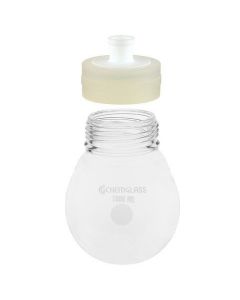 Chemglass Life Sciences Flask Only, 3,000ml Single Neck Heavy Wall Wide Mouth Recovery Flask, Gl80