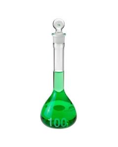 Chemglass Life Sciences Wide Mouth Design Facilitates Mixing, Pipette Access, Sampling And Filling. Flat Bottom Interior Permits The Use Of A Standard Stir Bar. Supplied Complete With Acg-3018 Glass Stopper. Approx 96mm Height With Stopper
