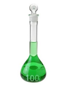 Chemglass Life Sciences Design Facilitates Mixing Volumetric Flask, 25 Ml