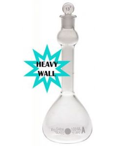 Chemglass Life Sciences Cg-1626-20 Heavy-Wall Volumetric Flask, 20 Ml