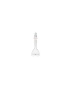 Chemglass Life Sciences 25ml Volumetric Flask, Heavy Wall, Bubble Neck, Large Numbers, Flat Bottom, Class A, Tc, #13 Stopper.