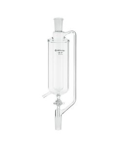 Chemglass Life Sciences 500ml Addition Funnel, Cooling Jacket, 24/40 Joint Size, 2mm Stpk