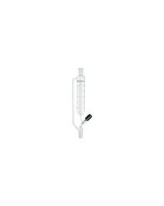 Chemglass Life Sciences Cylindrical Style Graduated Addition Funnel, 250 Ml Capacity