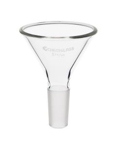 Chemglass Life Sciences 75mm Powder Funnel, 24/40 Inner Joint