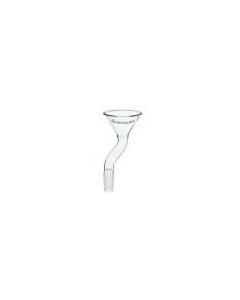 Chemglass Life Sciences Funnel Has A Lower Stem Made With An Offset To Permit Use With Multi-Neck Flasks. C To C Offset Is 30mm. 24/40 Inner Joint.