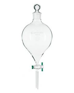 Chemglass Life Sciences Separatory Globe Funnel, 12 L Capacity