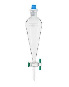 Chemglass Life Sciences Squibb Separatory Funnel, 1000 Ml Capacity