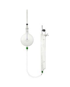 Chemglass 500ml Leveling Bulb With A 24/40 Top Outer And A Lower Detachable Hose Connection. The Leveling Bulb Capacity Varies With The Capacity Of The Buret And Has A Hose Connection Of 8mm O.D.