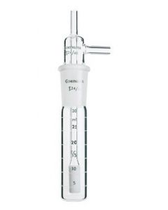 Chemglass Life Sciences Chemglass Micro Impinger Designed For Sampling Of Small Volumes Of Air At Low Jet Velocity. Graduated From 5 To 30ml In 5ml Subdivisions. Bottle And Stopper Have 24/40 Standard Taper Joints. The Nozzle Has An Extra Coarse Fritted G