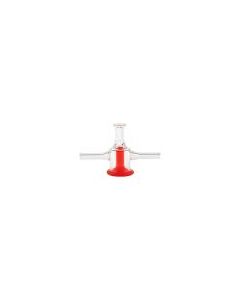 Chemglass Life Sciences Chemglass Glass Mosquito Feeder W/ Outer Chamber For Circulating 37c Water & An Inner Chamber Into Which Blood Is Injected. Feeding Area Is 14mm Dia & Has 4mm O.D. Circulator Connections. Blood Chamber Has An O.D. Of 18mm Where Par