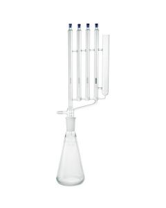 Chemglass Design Permits The Cleaning Of Four Nmr Tubes At The Same Time. Lower Joint Is 24/40 Inner. Hose Connection Has An O.D. Of 8.5mm At The Middle Serration. Note: For Use With 5mm O.D. X 7in Tubes Only.