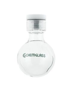 Chemglass Life Sciences 28ml Pressure Vessel, Round Bottom