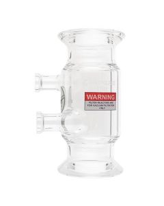 Chemglass Life Sciences 375ml Jacketed Filter Vessel Body Only, 60mm Id Flange, Tool-Free Inlet/Outlet, Approx Body Id X Height (Mm): 60 X 200