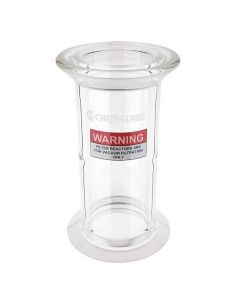 Chemglass Life Sciences 375ml Unjacketed Filter Vessel Body Only, 60mm Flange Id, Approx Od X Height (Mm): 70 X 190
