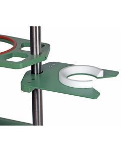 Chemglass Side Support Distillation Shelf With Ptfe Ring For 30l-50l Reactor Stands, For Use Withcg-1968-X Support Frames, Supports 10-20l Rbf Capacity, 12-7/8" W X 13" L