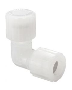 Chemglass Life Sciences Elbow Fitting, Connection Type: Compression, Pfa, 3/4 In Size