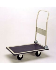 Chemglass Life Sciences Folding Handle Platform Cart, Weight Capacity: 400 Lb, 19 X 29 In Platform Size, 4 In Caster Size