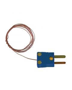 Chemglass Life Sciences Thin Wire Thermocouple, Ptfe Coated, 36" Long, Type "T" (Blue)